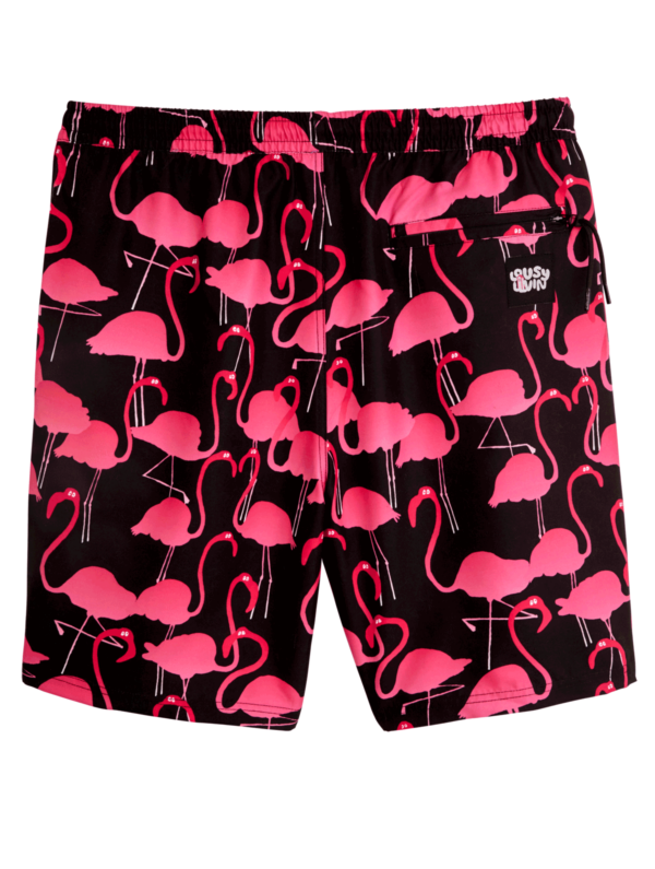 LOUSY LIVIN BEACHSHORTS 17&#8221; FLAMINGO