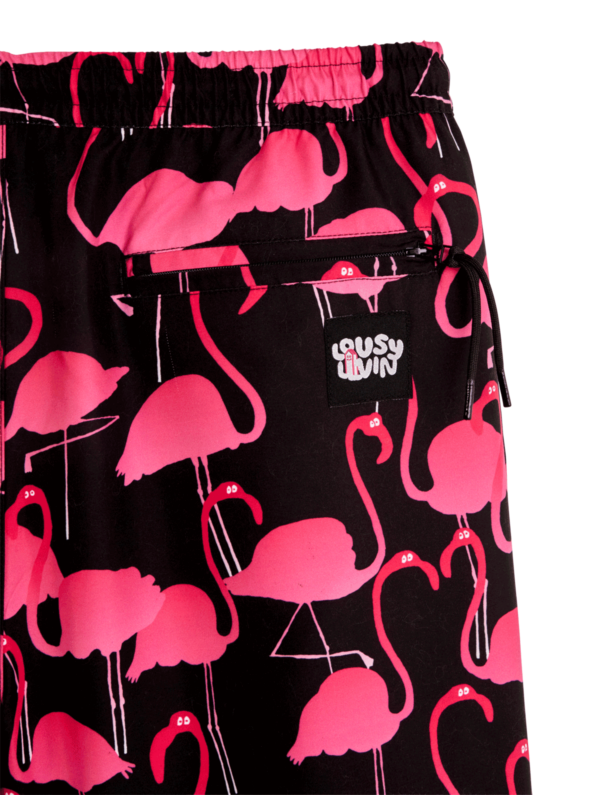 LOUSY LIVIN BEACHSHORTS 17&#8221; FLAMINGO
