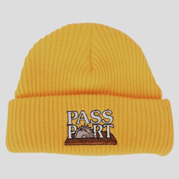 PASS PORT CIRCLE SAW BEANIE YELLOW