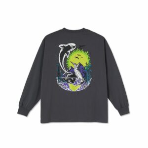 POLAR MT.FUJI LONGSLEEVE GRAPHITE - DOGNROSE