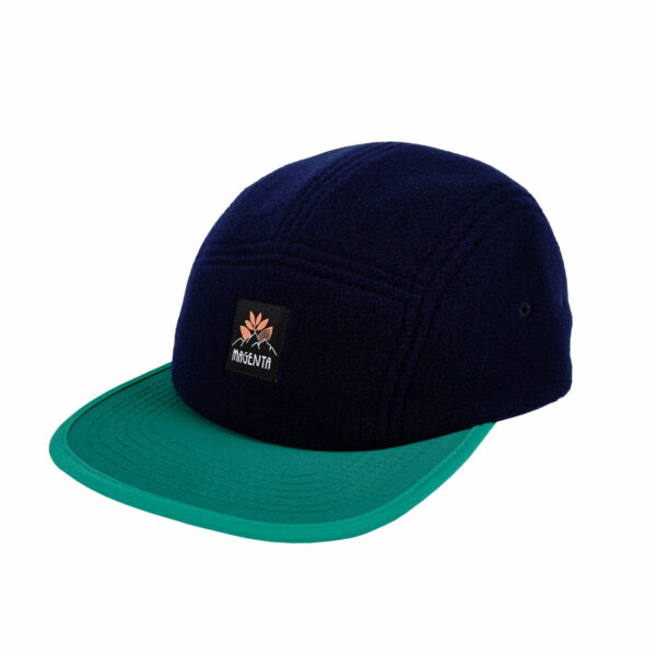 MAGENTA-HIVER FLEECE 5P CAP NAVY/GREEN