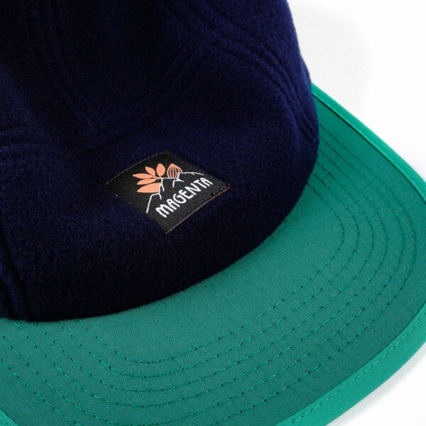 MAGENTA-HIVER FLEECE 5P CAP NAVY/GREEN