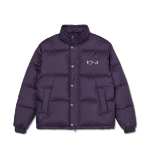 POLAR BASSIC PUFFER JACKET DARK VIOLET