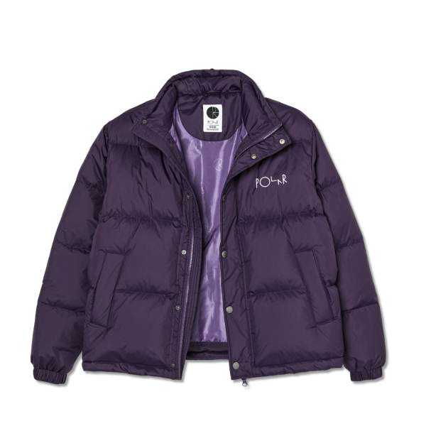 POLAR BASSIC PUFFER JACKET DARK VIOLET