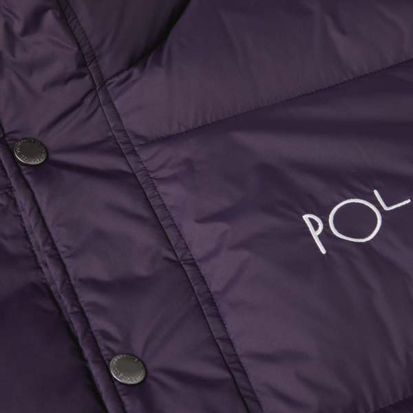 POLAR BASSIC PUFFER JACKET DARK VIOLET