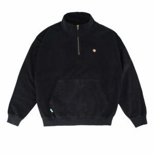 MAGENTA-PLAZA CORD NECKZIP BLACK
