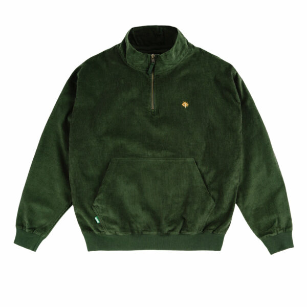 MAGENTA-PLAZA CORD NECKZIP GREEN