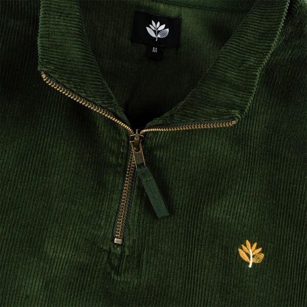 MAGENTA-PLAZA CORD NECKZIP GREEN