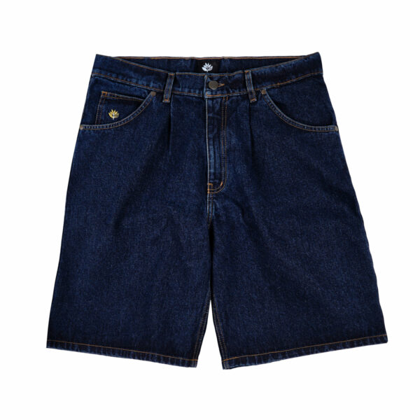 MAGENTA-OG DENIM LONG SHORTS BLUE