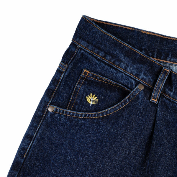 MAGENTA-OG DENIM LONG SHORTS BLUE