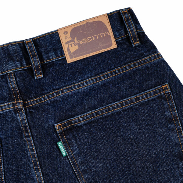 MAGENTA-OG DENIM LONG SHORTS BLUE