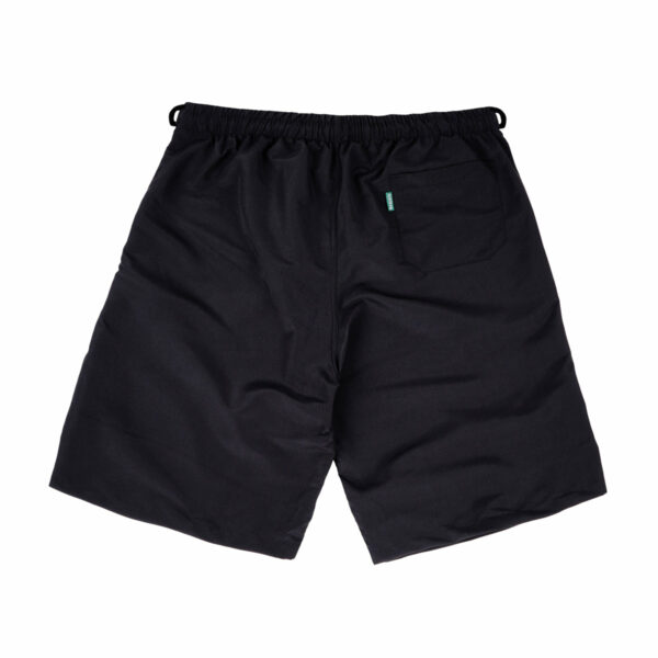 MAGENTA-SUNSET NYLON SHORTS BLACK