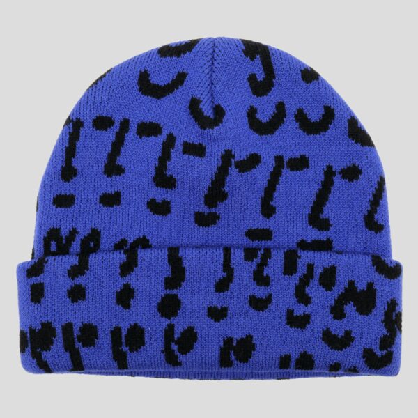 PASS PORT &#8211; &#8221;MANY FACES&#8221; BEANIE ROYAL BLUE