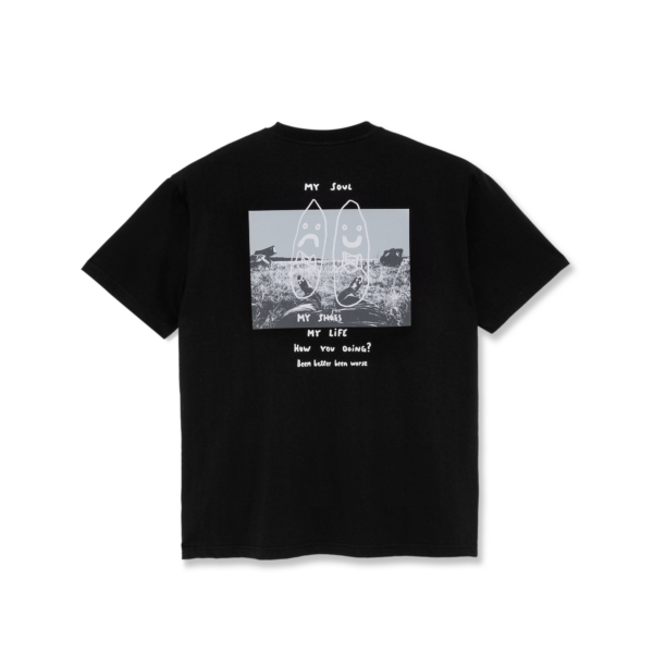 POLAR &#8211; STRUGGLE TEE BLACK