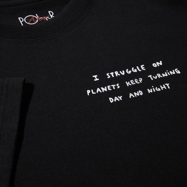 POLAR &#8211; STRUGGLE TEE BLACK