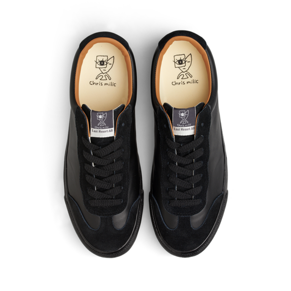 Last Resort AB &#8211; VM004 MILIC LEATHER/SUEDE DUO BLACK/BLACK