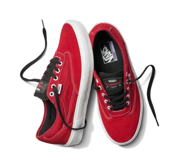 VANS SKATE - CURREN CAPLES RED/WHITE