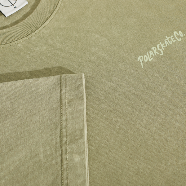 POLAR - ACID TEE SURF LOGO LIGHT GREEN - Image 3