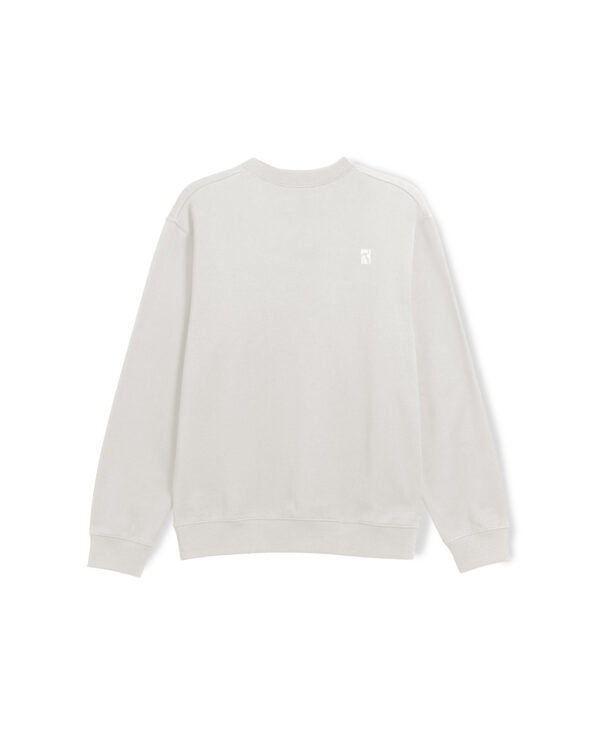 POETIC COLLECTIVE - THREE STRIPES CREWNECK IVORY - Image 2