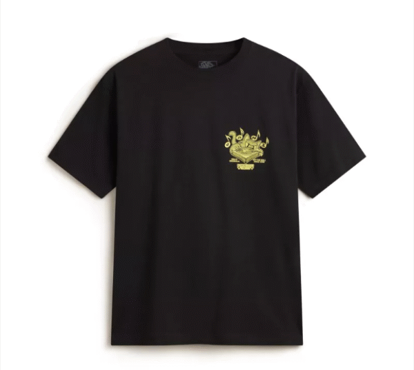 VANS - SCRATCHED RECORDS T-SHIRT BLACK