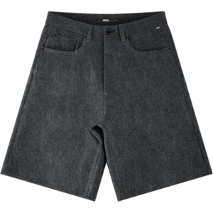 VANS - CHECK 5 BAGGY DENIM SHORTS WASHED BLACK