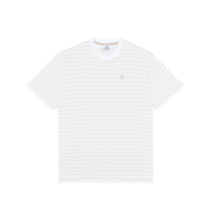 POLAR - TEE STRIPE TEE WHITE/TAUPE